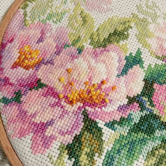 Этап процесса «"Розовый шиповник"»