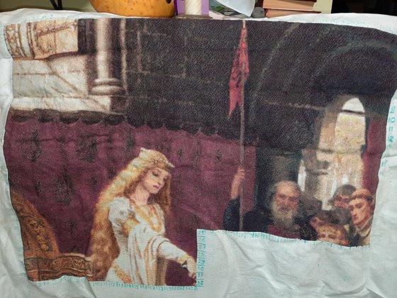 Этап процесса «The Accolade (Посвящение в рыцари)»