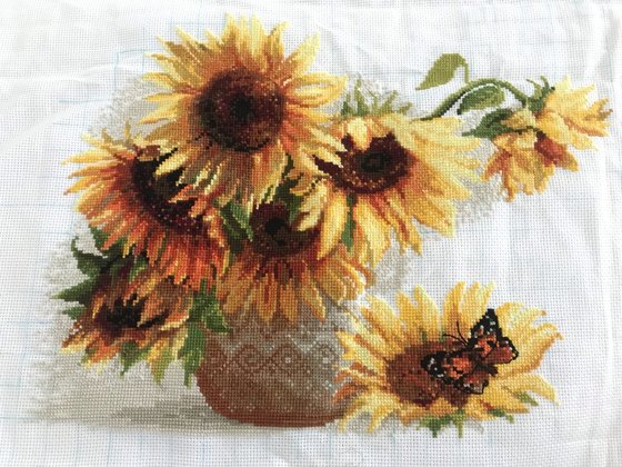 Этап процесса «Подсолнухи»