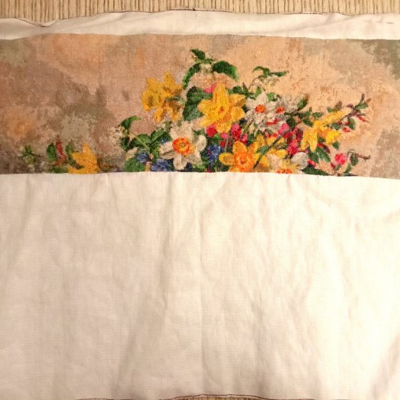 Этап процесса «Букет весенних цветов»