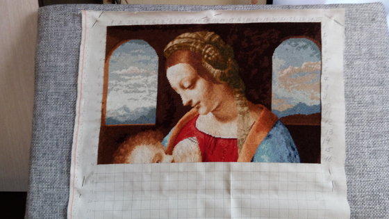 Этап процесса «Мадонна Литта»