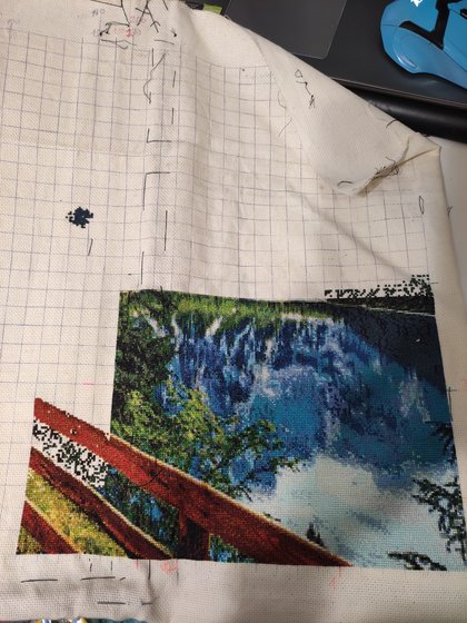 Этап процесса «Пейзаж»