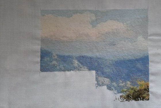 Этап процесса «Городской пейзаж»