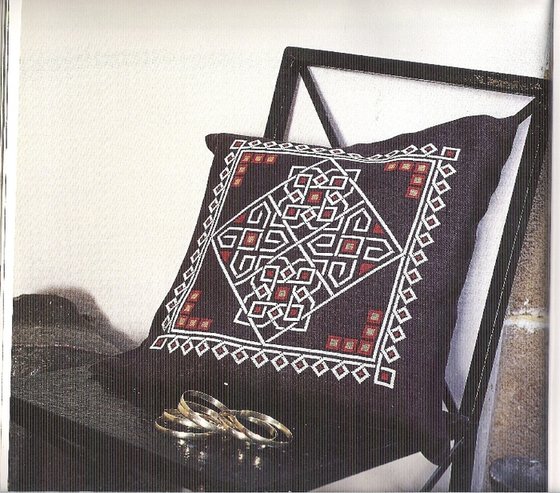 Этап процесса «Подушка "Марокканский стиль"»