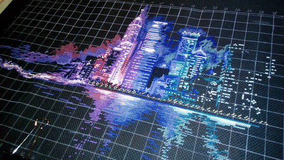 Этап процесса «Ночной город»