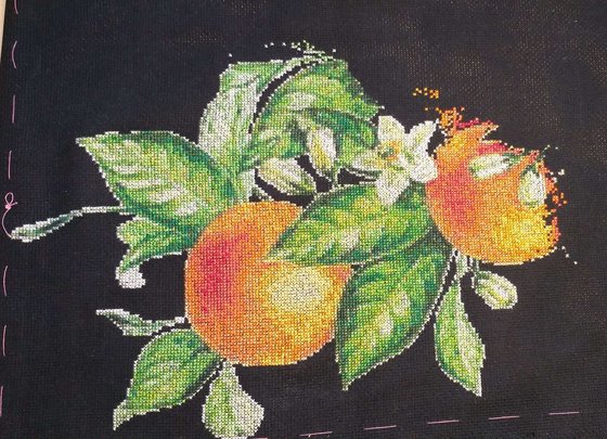 Этап процесса «Мандаринки»