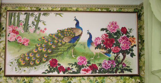 Этап процесса «Павлины в процессе»