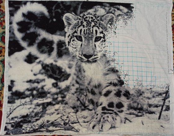 Этап процесса «Снег под лапами. Химера»