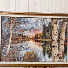 Процесс «Пейзаж у озера.»