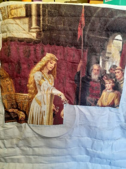 Этап процесса «The Accolade (Посвящение в рыцари)»