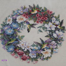 Процесс «Венок с колибри»