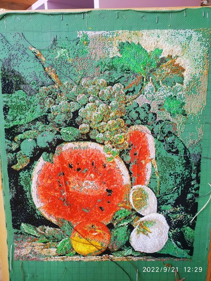 Этап процесса «Арбузы»