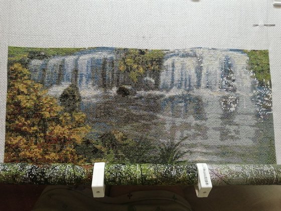 Этап процесса «Мини водопад»