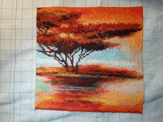 Этап процесса «Вечерняя Африка»