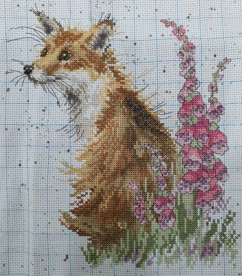 Этап процесса «Amongst The Foxgloves»