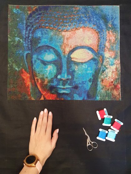 Этап процесса «Лик Будды»