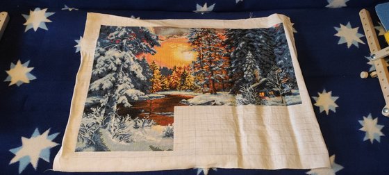 Этап процесса «Зимний закат»