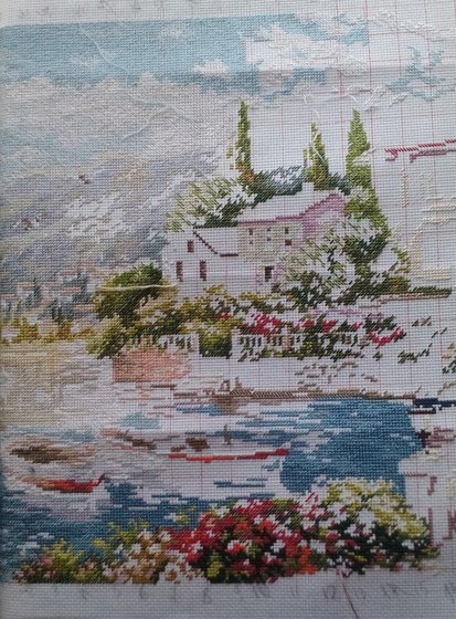 Этап процесса «Утро на побережье»