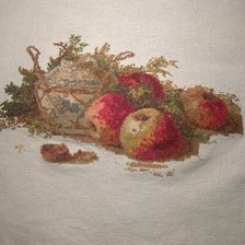 Процесс «Натюрморт с яблоками»