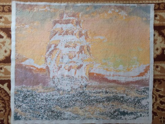 Этап процесса «Корабль Море»