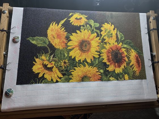 Этап процесса «Подсолнухи»