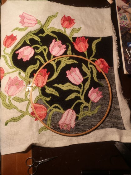 Этап процесса «Тюльпаны»