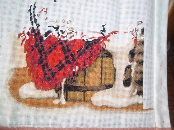 Этап процесса «Кот на кухне»