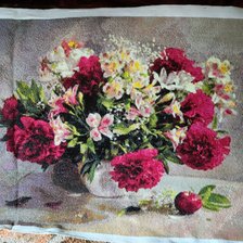 Процесс «Схема вышивки «Пионы» (№780727»