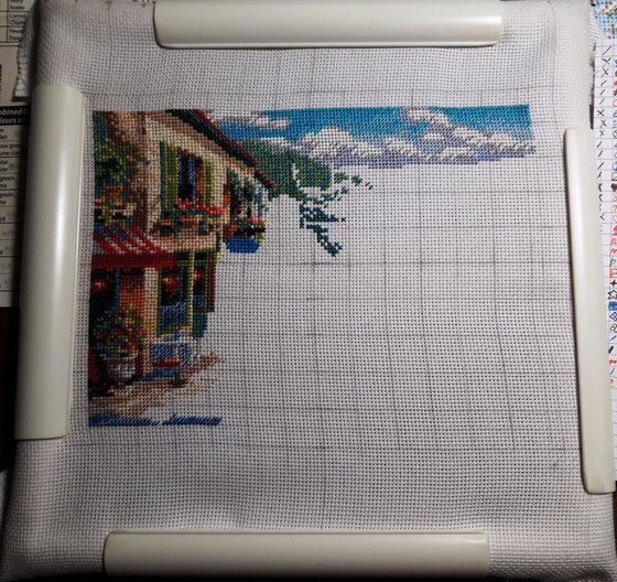 Этап процесса «Вид на кафе»