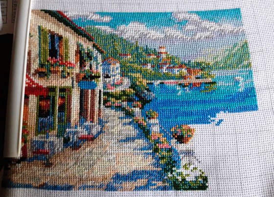 Этап процесса «Вид на кафе»