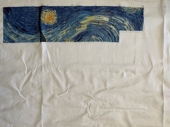 Этап процесса «Звездная ночь, В.Ван Гог»