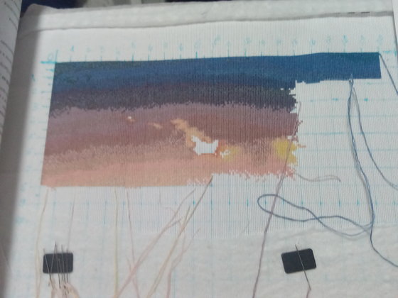 Этап процесса «Закат на море»