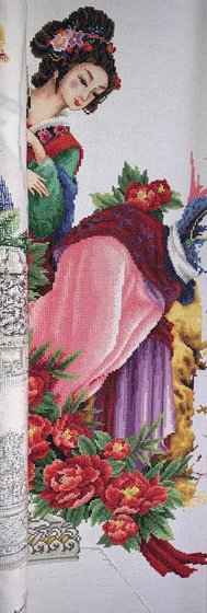 Этап процесса «Dome “12 японских красавиц»»