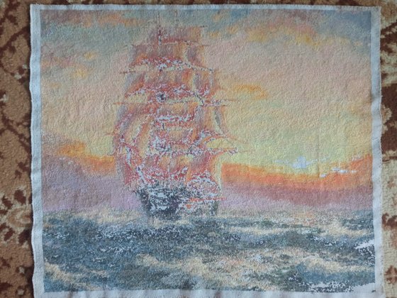 Этап процесса «Корабль Море»