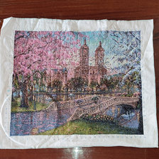 Процесс «Весна в Нью-Йорке, по картине Роберта Коула»