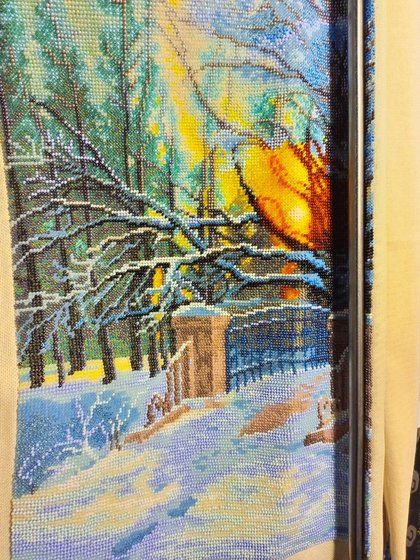 Этап процесса «В зимнем парке от Золотых ручек»