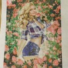 Процесс «Девушка в цветах»