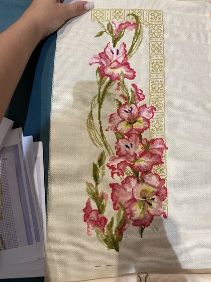 Этап процесса «Гладиолусы»