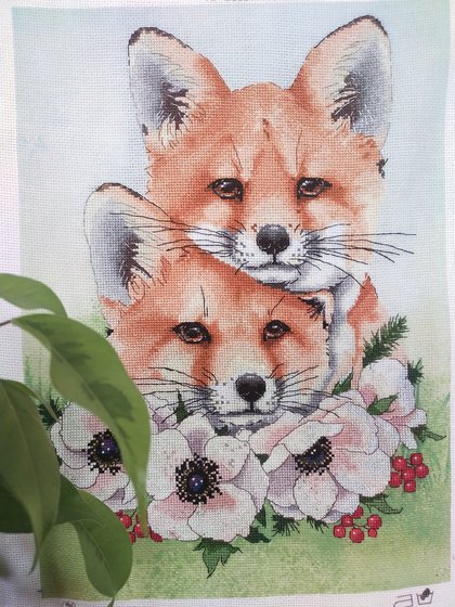 Этап процесса «Лисы, Надежда Гавриленкова.»