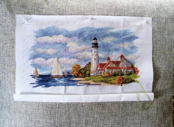 Этап процесса «Прибрежная красота»