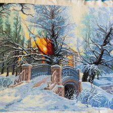 Процесс «В зимнем парке от Золотых ручек»