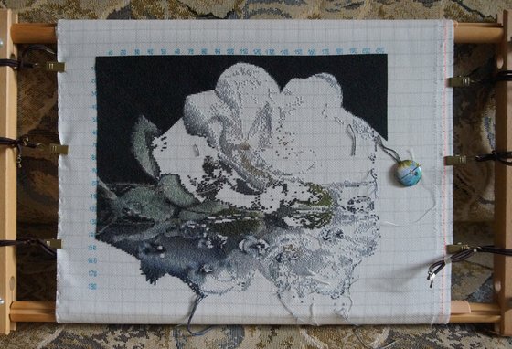 Этап процесса «Белый шиповник»