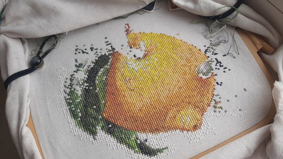 Этап процесса «Лимоны и ваниль»