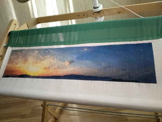 Этап процесса «Лавандовое поле.»