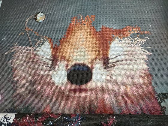 Этап процесса «Осенний лис.»