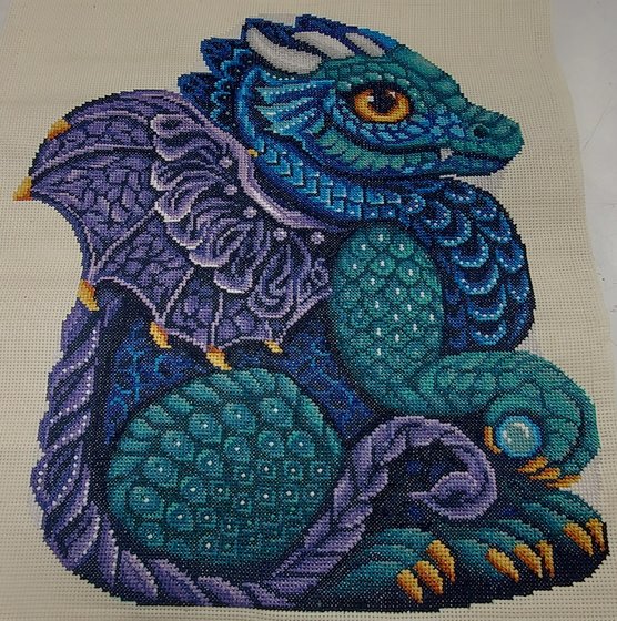 Этап процесса «Подушка Дракон»