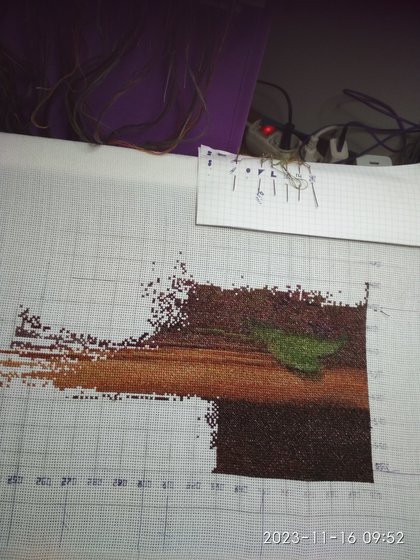 Этап процесса «сирень 7 слоников»