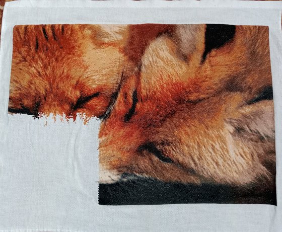 Этап процесса «Мохнатый поцелуй»