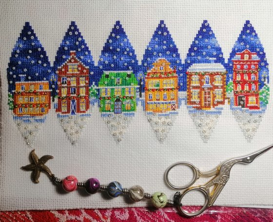 Этап процесса «Panna (Панна) IG-7422, Новогодняя игрушка. Накануне праздника»