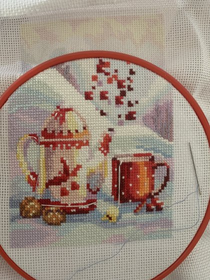 Этап процесса «Ягодный чай»